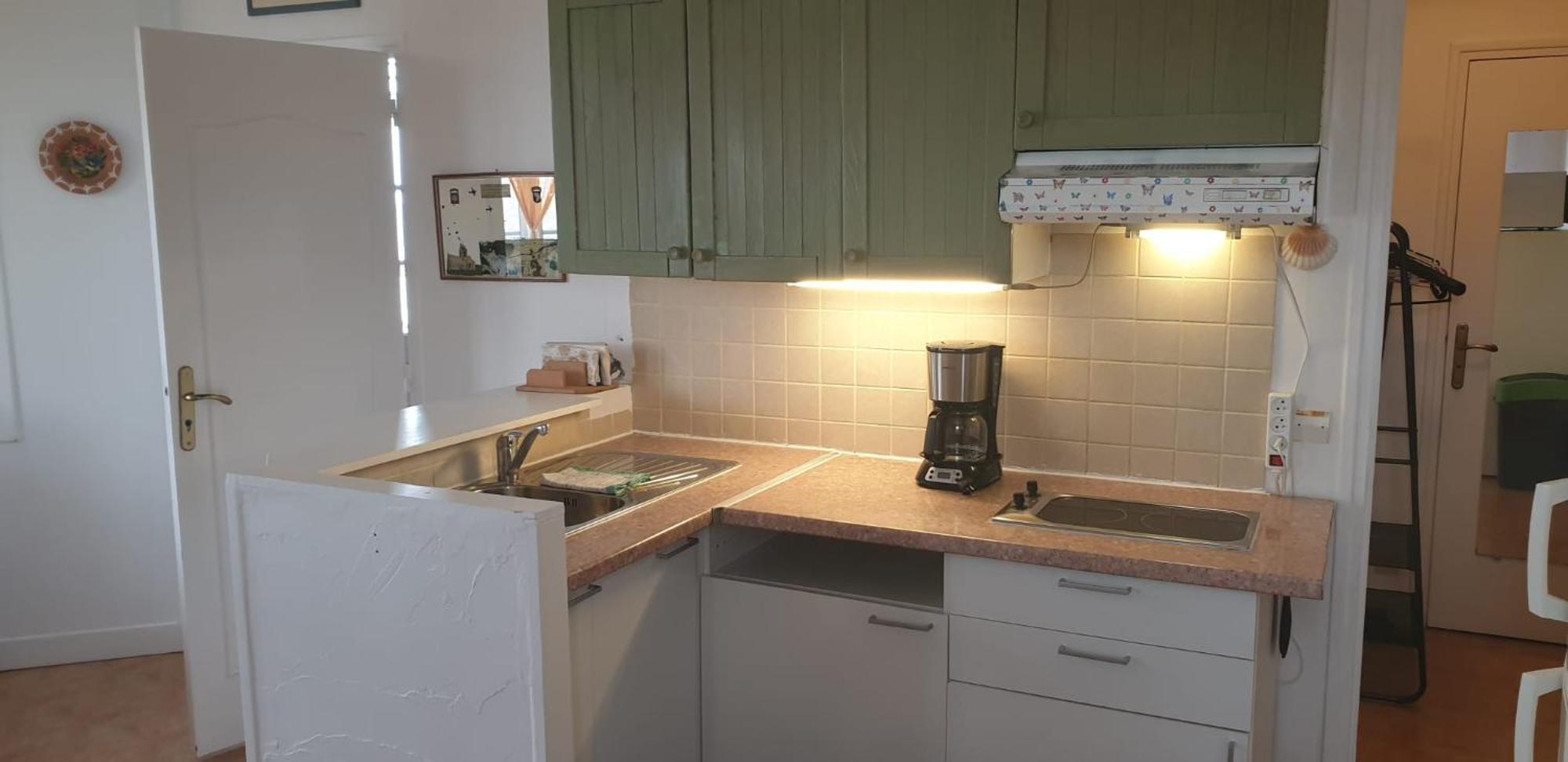 Appartement Front De Mer Vue Mer 3 Personnes + 1 Bebe 滨海埃尔芒维尔 外观 照片